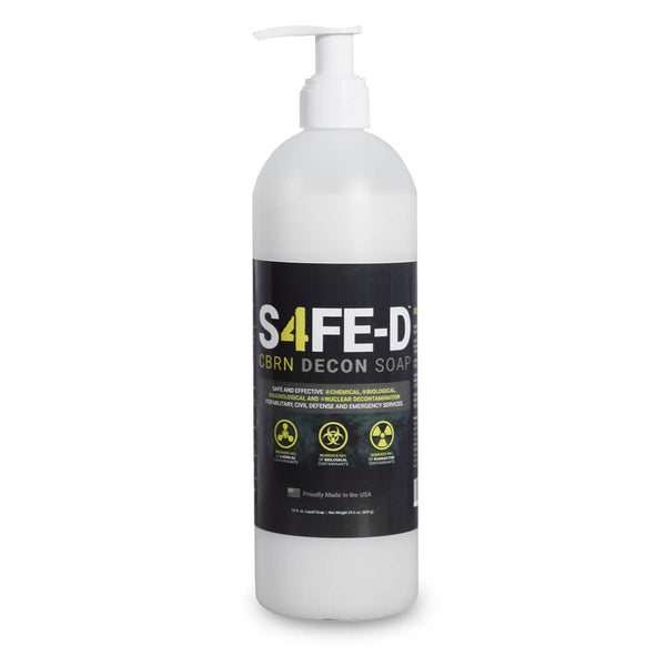 S4FE-D™ CBRN Decon Liquid Soap - 16 fl.oz.