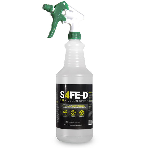 S4FE-D™ CBRN Decon Spray - 32 oz.